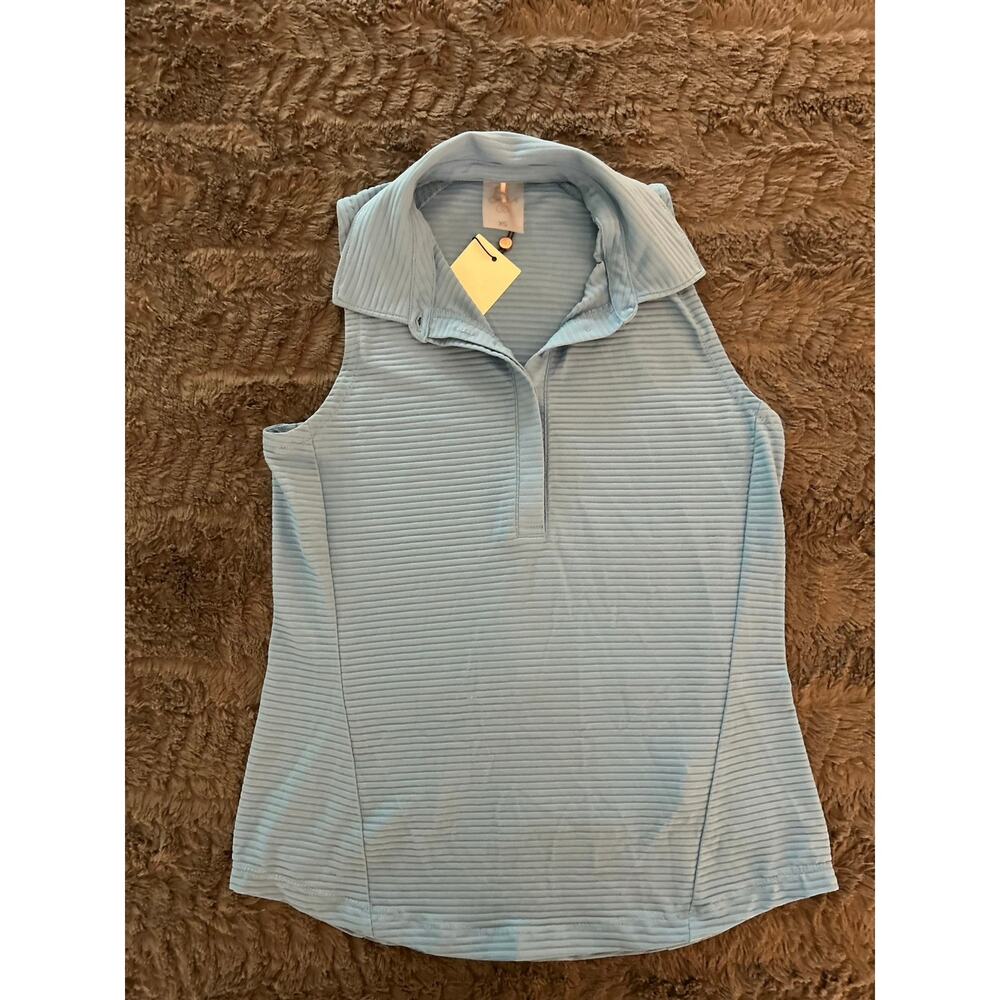 Calia Womens XS Blue Sleeveless Shirt (NWT)
